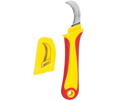 [Ножовки] Rexant (12-4937) Нож монтажника, нержавеющая сталь, изогнутое лезвие 