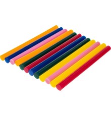 REXANT (09-1020) Клеевые стержни d=7,4 мм, L=100 мм, цветные (упак. 12 шт.) (блистер) 