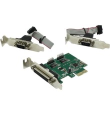 ORIENT XWT-PE2S1PLP RTL контроллер  PCI-E to COM 2-port + LPT 1-port (WCH CH382) Low Profile (30255)