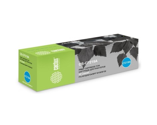 [расходные материалы] Cactus CF219A  фотобарабан для HP LaserJet M104a Pro/M104w Pro/M132a Pro/M132fn Pro (12000стр.) с чипом