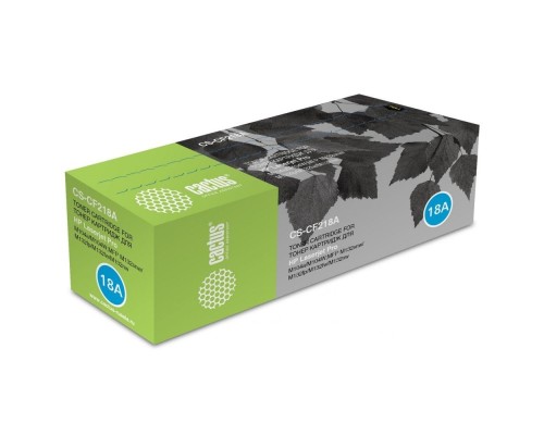 [расходные материалы] Cactus CF218A Тонер-картридж для  LaserJet Pro M104a/M104w/M132a/M132fn/M132fw/M132nw (1400k)  С ЧИПОМ