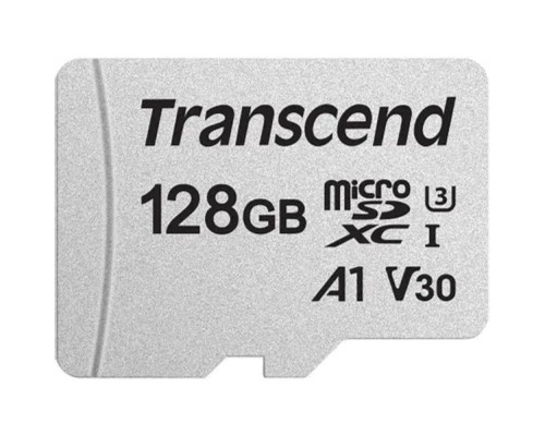 [Карта памяти ] Micro SecureDigital 128Gb Transcend Class 10 TS128GUSD300S {MicroSDXC Class 10 UHS-I U3}