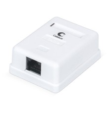 Cabeus WS-8P8C-Cat.5e-1 Розетка компьютерная RJ-45, категория 5e, одинарная, внешняя, Dual IDC 