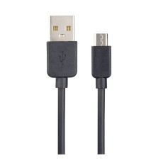 PERFEO Кабель USB2.0 A вилка - Micro USB вилка, черный, длина 1 м., бокс (U4006)