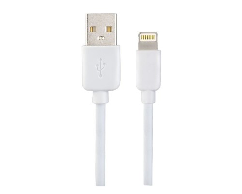 [кабели] PERFEO Кабель для iPhone, USB - 8 PIN (Lightning), белый, длина 1 м., бокс (I4604) 