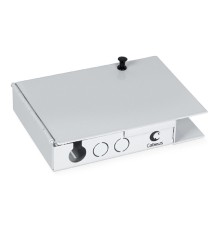 Cabeus JJT-4-SC Бокс оптический настенный на 4 SC (LC duplex) со сплайс пластиной и КДЗС (без пигтейлов и проходных адаптеров)