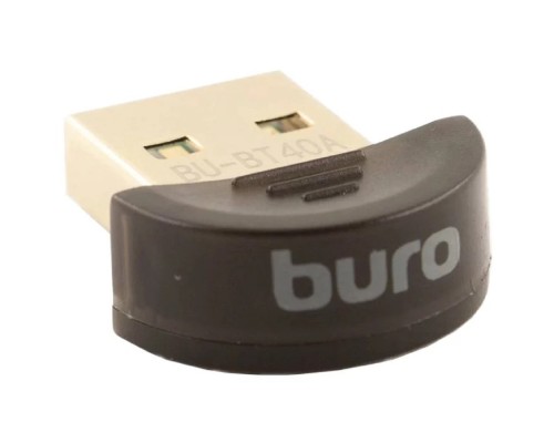 [Переходник] Адаптер USB Buro BU-BT40A Bluetooth 4.0+EDR class 1.5 20м черный (341952)