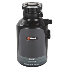 Bort Измельчитель пищевых отходов Alligator Plus {Мощность 750 Вт; Объем камеры 1450 мл; Мощность л.с. 0,75 Размер 350х190 мм; 7,5 (7,5) кг; 25,5 x 25,3 x 41,8; гарантия 2 г} [93410761]