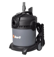 Bort Пылесос для сухой и влажной уборки BAX-1520-Smart Cle {Расход воздуха 50 л/сек; 94 л/сек; Вместимость бака 20 л; Мощность 1400 Вт; Пылесос для влажной уборки ;гарантия 2 г} [98291148]