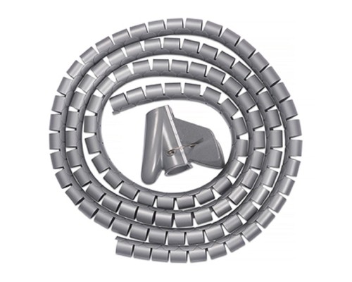 [Cabeus Стяжки, крепежные материалы, маркеры] Cabeus PCB-20 Пластиковый спиральный рукав для кабеля д.20 мм (2 м) и инструмент ST-20