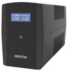 Импульс ИБП Юниор Смарт 2200 {2200/1320 ВА/Вт, LCD, USB, RJ11/RJ45, SCHUKOx4},черный [JS22223]