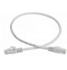 ITK PC01-C5EU-1M-G Шнур коммутационный кат. 5Е UTP 1м серый GENERICA