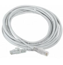 ITK PC01-C5EU-5M-G Шнур коммутационный кат. 5Е UTP 5м серый GENERICA