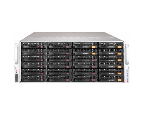 [Сервер] Supermicro server barebone SYS-6049GP-TRT, 4U, Dual Socket P, 24 DIMMs, 20 PCI-E 3.0 x16 support up to 20 single width GPU, 24 Hot-swap 3.5