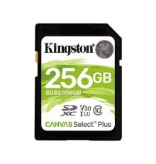 SecureDigital 256Gb Kingston SDS2/256GB {SDXC Class 10 UHS-I U3 Canvas Select Plus}
