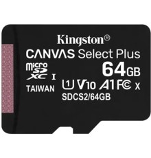 Micro SecureDigital 64Gb Kingston SDCS2/64GBSP {MicroSDHC Class 10 UHS-I}