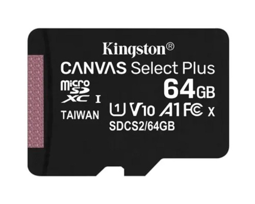 [Карта памяти ] Micro SecureDigital 64Gb Kingston SDCS2/64GBSP {MicroSDHC Class 10 UHS-I}
