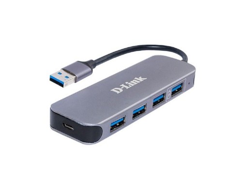 [Сетевое оборудование] D-Link DUB-1340/D1A Концентратор с 4 портами USB 3.0 (1 порт с поддержкой режима быстрой зарядки)