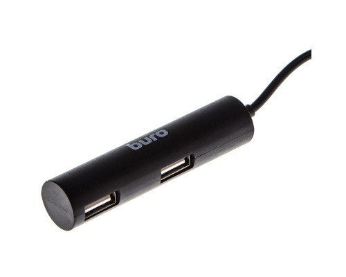 [Контроллер] Разветвитель USB 2.0 Buro BU-HUB4-0.5R-U2.0 4порт. черный