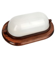 Camelion 1402D Цвет ОРЕХ до 120 оС (Светильник овал НБП 04-60-0021 УХЛ4, 