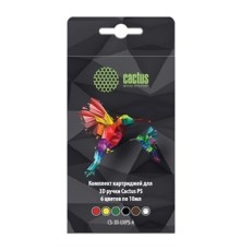 Пластик для ручки 3D Cactus CS-3D-UVPS-A УФ-полимер 6цв.