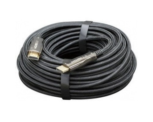 [кабели] Активный оптический кабель HDMI Cablexpert, 100м, v2.0, 19M/19M, AOC Premium Series, позол.разъемы, экран, коробка (CCBP-HDMI-AOC-100M)