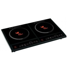 KITFORT КТ-104 Индукционная плитка .Мощность: 2000 + 2000 Вт.Количество конфорок: 2 шт