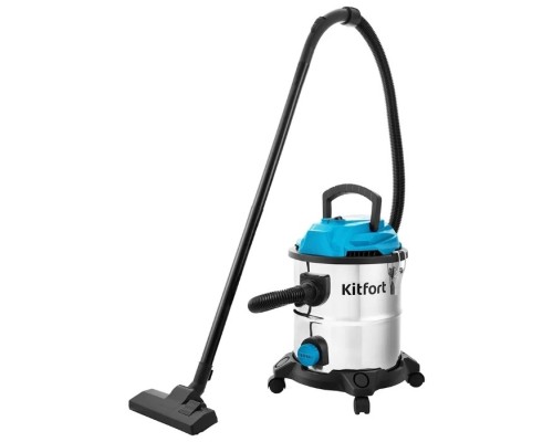 [Пылесос] KITFORT КТ-548 Пылесос хозяйственный  Мощность 1000 Вт Пылесборник 20 л Вид уборки сухая/сбор воды.