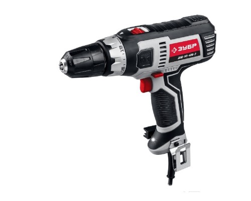 [Дрель, Шуруповерт] ЗУБР [ДШ-М1-400-2] дрель-шуруповерт сетевая {400 Вт, 0-450/0-1800 об/мин}