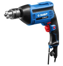 ЗУБР Профессионал [ЗД-П550 ЭР] Дрель безударная реверсивная { ЭР(электронная регулировка скорости), ключевой патрон, 13мм, 550Вт } 