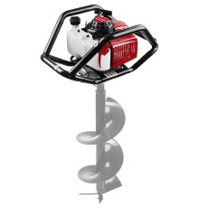 Зубр [МБ2-300] Мотобур (бензобур) { d=60-300 мм, 71 см3, 2 оператора }