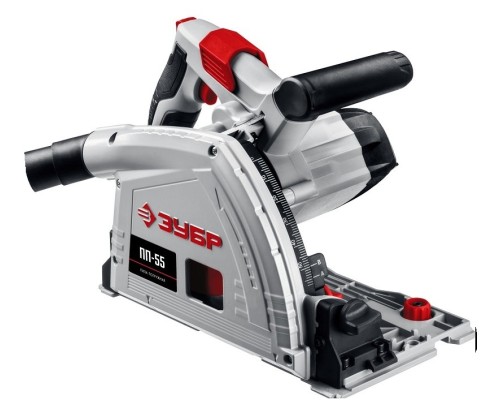 [Пила] ЗУБР Пила погружная [ПП-55] { 90°-55 мм, диск 165 мм, 1200 Вт } 