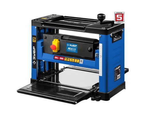 [Электроинструмент] ЗУБР Рейсмусовый станок [РС-305] {ширина строгания 305мм, толщина заготовки до 160 мм, 2 ножа, 8000 об/мин, 2000Вт, 6м/мин }