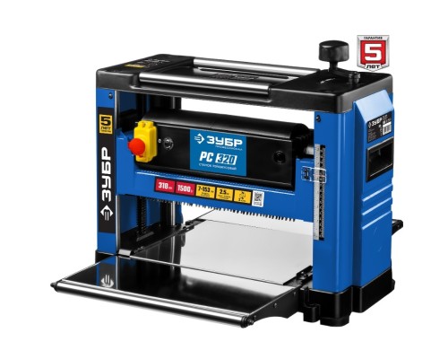 [Электроинструмент] ЗУБР Рейсмусовый станок [РС-320] {ширина строгания 318мм, толщина заготовки до 130 мм, 2 ножа, 9000 об/мин, 1500Вт, 8м/мин}