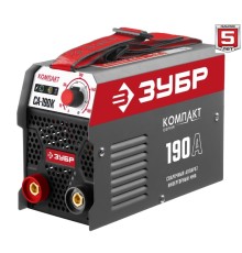 ЗУБР [СА-190К] Сварочный аппарат инверторный { 190 А }