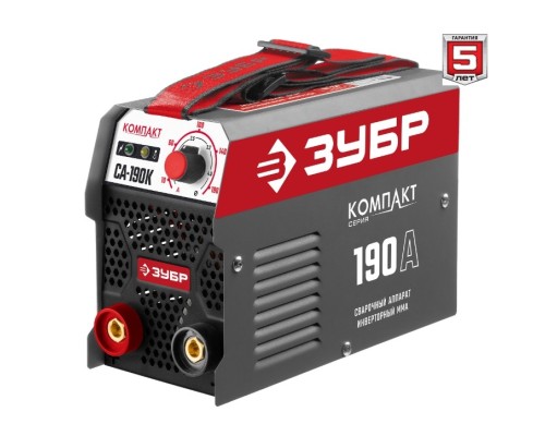 [Сварочное оборудование, Инверторы] ЗУБР [СА-190К] Сварочный аппарат инверторный { 190 А }