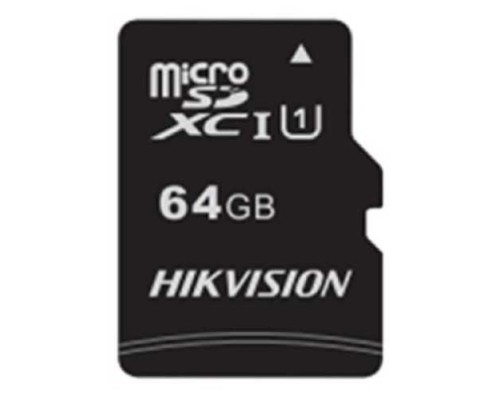 [Карта памяти ] Micro SecureDigital 64Gb Hikvision HS-TF-C1/64G {MicroSDHC Class 10 UHS-I}
