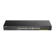 D-Link DGS-1250-28X/A1A  Управляемый L2 коммутатор c 24 портами 10/100/1000Base-T и 4 портами 10GBase-X SFP+
