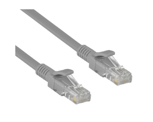 [Коммутационный шнур] Exegate EX282010RUS Патч-корд медный UTP-RJ45-RJ45-5e-CU-1,5M-GY, UTP, cat.5e, 1.5м, серый