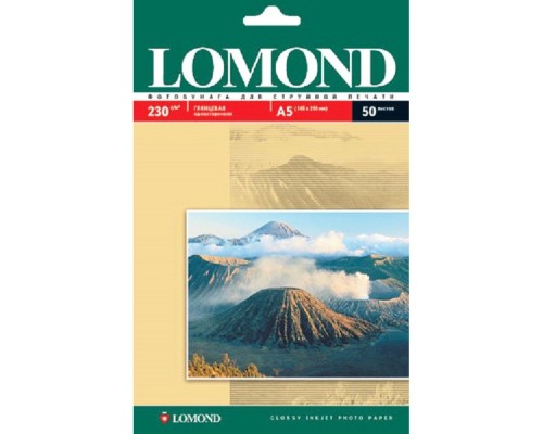 [Бумага] LOMOND 0102035 Глянцевая фотобумага 10x15 230г/м2, 50л.