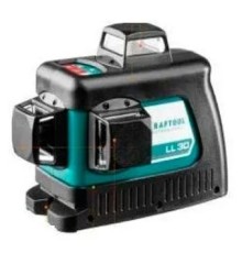 KRAFTOOL LL-3D #3 нивелир лазерный, 3х360° , 20м/70м, IP54, точн. +/-0,2 мм/м, держатель, БП, детектор, в кейсе (34640-4)