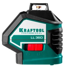 KRAFTOOL LL360 нивелир лазерный, 2х360° , 20м/70м, IP54, точн. +/-0,2 мм/м, в коробке (34645)