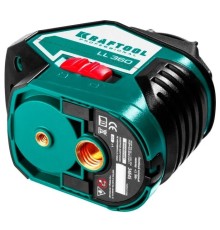 KRAFTOOL LL360 #3 нивелир лазерный, 2х360° , 20м/70м,  IP54, точн. +/-0,2 мм/м, штатив, в коробке (34645-3)
