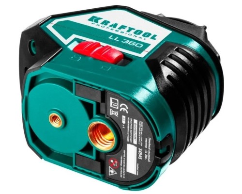 [Дальномер] KRAFTOOL LL360 #3 нивелир лазерный, 2х360° , 20м/70м,  IP54, точн. +/-0,2 мм/м, штатив, в коробке (34645-3)
