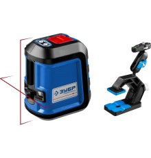 ЗУБР КРЕСТ-15, нивелир лазерный, суперкомпакт,  15м, точн. +/-0,3 мм/м, держатель (34902-2_z01)