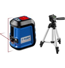 ЗУБР  КРЕСТ-15, нивелир лазерный , суперкомпакт,  15м, , точн. +/-0,3 мм/м, штатив, чехол (34902-3_z01)