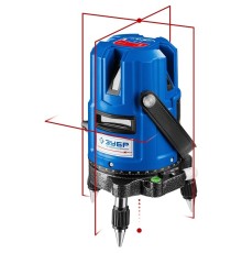 ЗУБР КРЕСТ-55, 4 верт, 3 гориз. линии, 20м/70м, точн. 0,3 мм/м, в кейсе (34904)