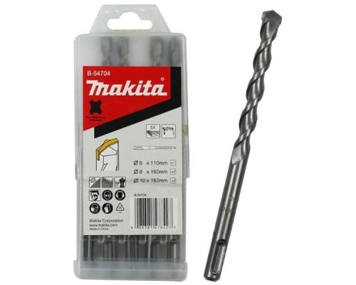 [Буры SDS-Max,долота] Makita B-54704 Набор буров SDS-Plus Centering tip, 5 шт 