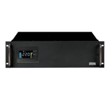 PowerCom King Pro RM KIN-2200AP LCD (3U) ИБП {Line-Interactive, 2200VA/1760W, Rack, 6х С13, Serial+USB, SmartSlot, RS-232} (1152608)