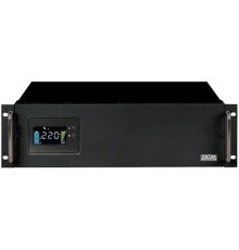 PowerCom King Pro RM KIN-2200AP LCD (3U) ИБП {Line-Interactive, 2200VA/1760W, Rack, 6х С13, Serial+USB, SmartSlot, RS-232} (1152608)
